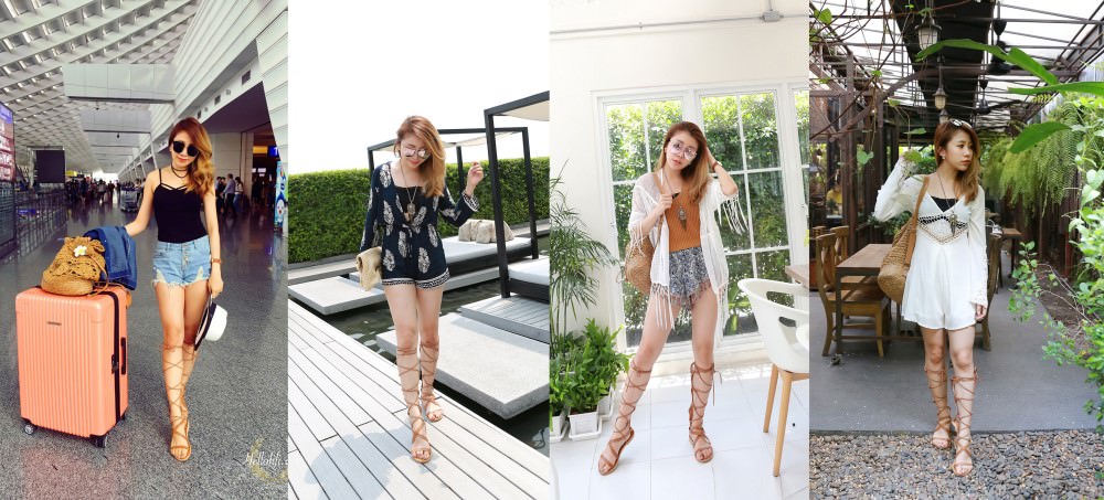 【渡假穿搭】歐美系LookBook ❤ 泰國渡假day outfit